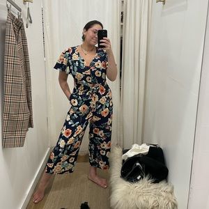 TAHARI Arthur S. Levine Floral Jumpsuit